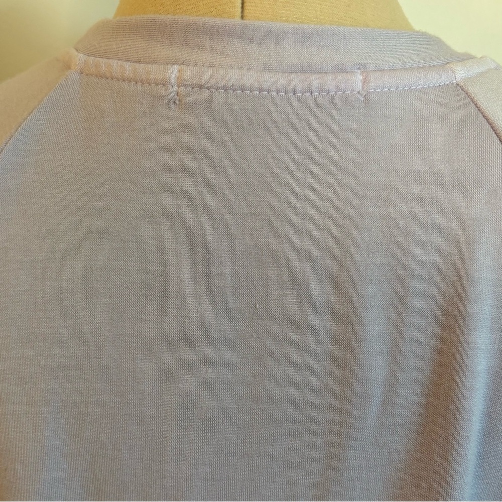 NWT STATESIDE (Anthropologie) Fleece Pullover, Oversized Crewneck, Lavender, XS - Picture 8 of 10